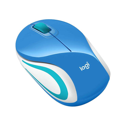 Logitech M187 Wireless Blue Mini Mouse