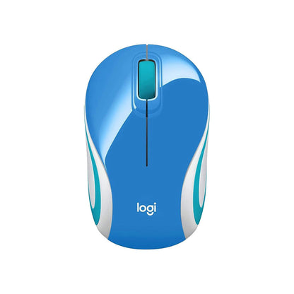 Logitech M187 Wireless Blue Mini Mouse